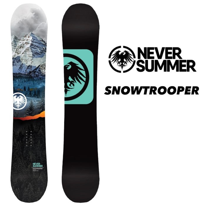 NEVERSUMMER SNOWTROOPER 24-25 早期予約 ネバーサマー 自社工場 オールマウンテン フリースタイル トリプルキャンバー ダブルキャンバー カービング パウダー バックカントリー スノーボード ユニセックス メンズ レディース