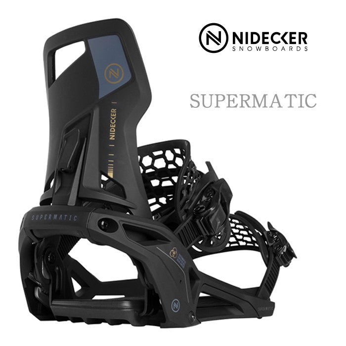 NIDECKER SUPERMATIC 24-25 早期予約 ナイデッカー バインディング スーパーマティック ドロップイン リアエントリー オールマウンテン カービング パウダー バックカントリー フリースタイル  グラトリ ラントリ スノーボード メンズ レディース