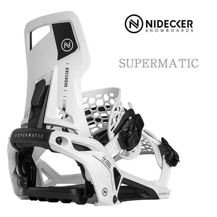 NIDECKER SUPERMATIC 24-25  ナイデッカー バインディング スーパーマティック ドロップイン リアエントリー オールマウンテン カービング パウダー バックカントリー フリースタイル  グラトリ ラントリ スノーボード メンズ レディース