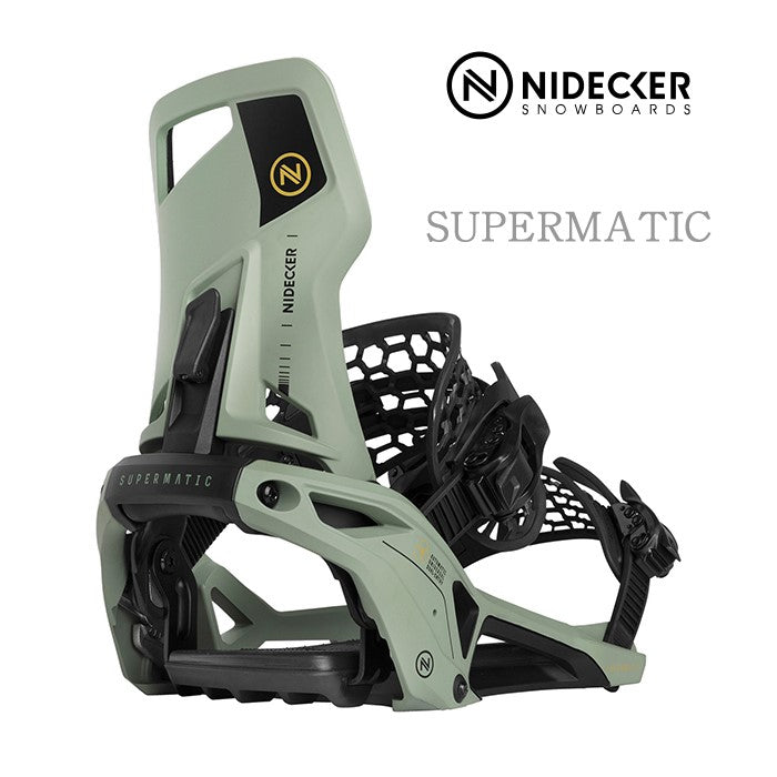 NIDECKER SUPERMATIC 24-25 早期予約 ナイデッカー バインディング スーパーマティック ドロップイン リアエントリー オールマウンテン カービング パウダー バックカントリー フリースタイル  グラトリ ラントリ スノーボード メンズ レディース