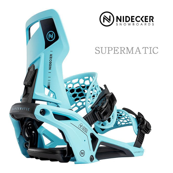 NIDECKER SUPERMATIC 24-25  ナイデッカー バインディング スーパーマティック ドロップイン リアエントリー オールマウンテン カービング パウダー バックカントリー フリースタイル  グラトリ ラントリ スノーボード メンズ レディース