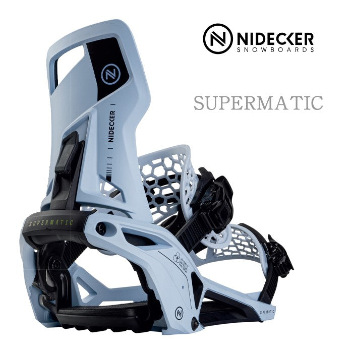 NIDECKER SUPERMATIC 24-25 早期予約 ナイデッカー バインディング スーパーマティック ドロップイン リアエントリー オールマウンテン カービング パウダー バックカントリー フリースタイル  グラトリ ラントリ スノーボード メンズ レディース