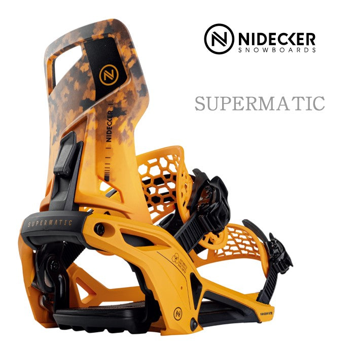 NIDECKER SUPERMATIC 24-25 早期予約 ナイデッカー バインディング スーパーマティック ドロップイン リアエントリー オールマウンテン カービング パウダー バックカントリー フリースタイル  グラトリ ラントリ スノーボード メンズ レディース