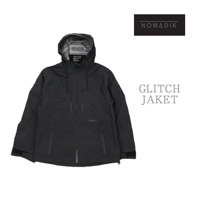 スノーボード ウェア ジャケット ノマディック NOMADIK GLITCH JKT Black メンズ レディース 24-25 日本正規品