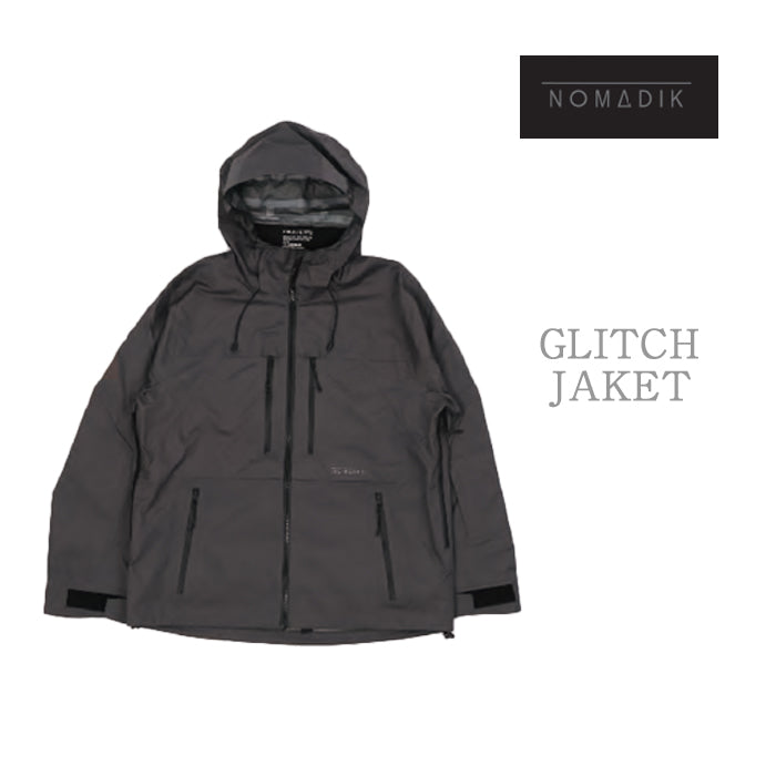 スノーボード ウェア ジャケット ノマディック NOMADIK GLITCH JKT Gray メンズ レディース 24-25 日本正規品