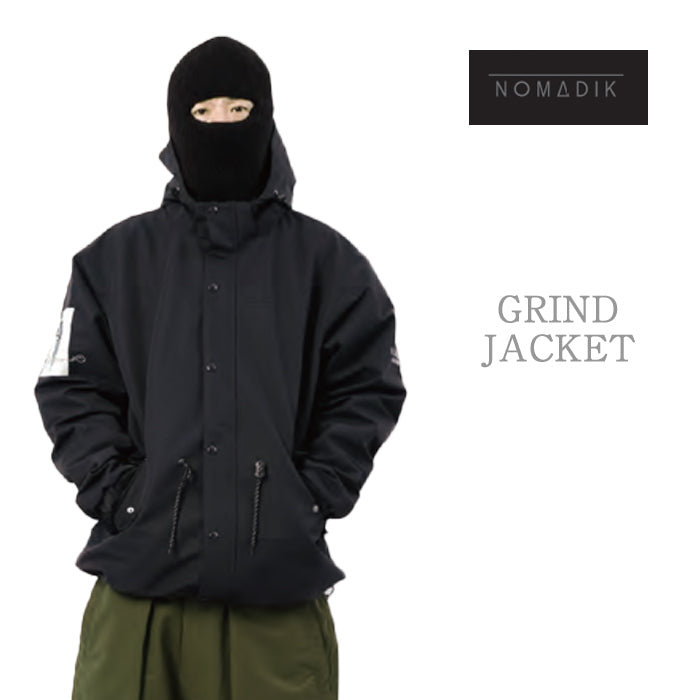 NOMADIK GRIND JACKET 24-25 早期予約 スノーボード ウェア ノマディック 工藤洸平 国母和宏 グラインド ジャケット バックカントリー パウダー パーク カービング グラトリ ラントリ メンズ レディース ユニセックス