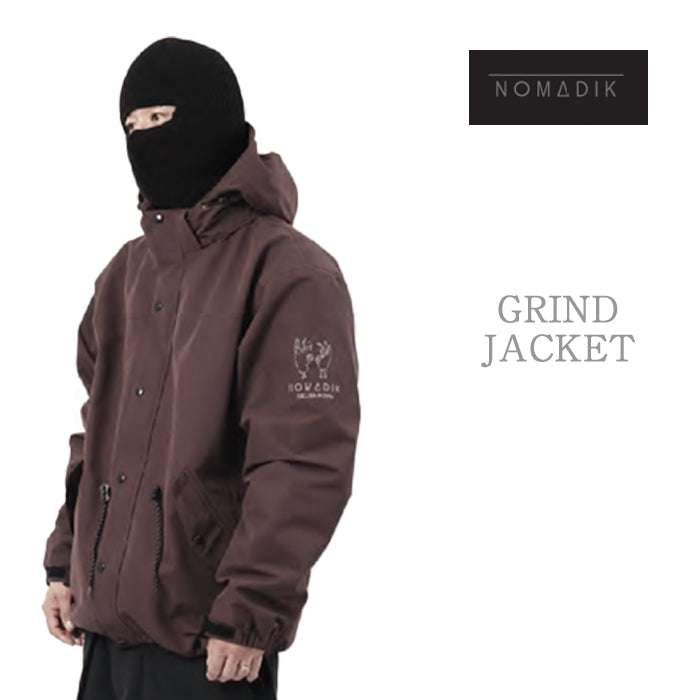 NOMADIK GRIND JACKET 24-25 早期予約 スノーボード ウェア ノマディック 工藤洸平 国母和宏 グラインド ジャケット バックカントリー パウダー パーク カービング グラトリ ラントリ メンズ レディース ユニセックス