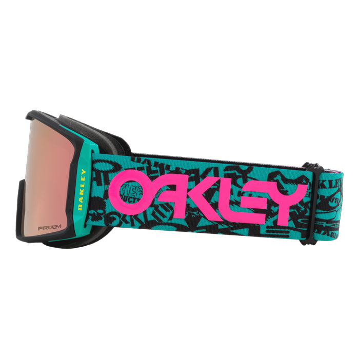 スノーボード ゴーグル オークリー OAKLEY LINE MINER L Pink Logo Collage OO7070-H5 メンズ レディース スキー 24-25 日本正規品