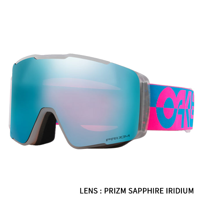 スノーボード ゴーグル オークリー OAKLEY LINE MINER PRO L ASIA Blue Pink Duality OO7143A-09 メンズ レディース スキー 24-25 日本正規品