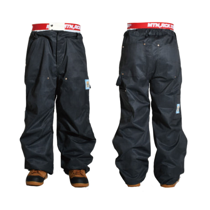 早期予約受付中 PLAN B PROJECT PAINTER PANTS BLACK DENIM 24-25 スノーボード ウェア プランビー マウンテンロックスター ペインターパンツ カービング グラトリ ラントリ バックカントリー パウダー メンズ レディース ユニセックス