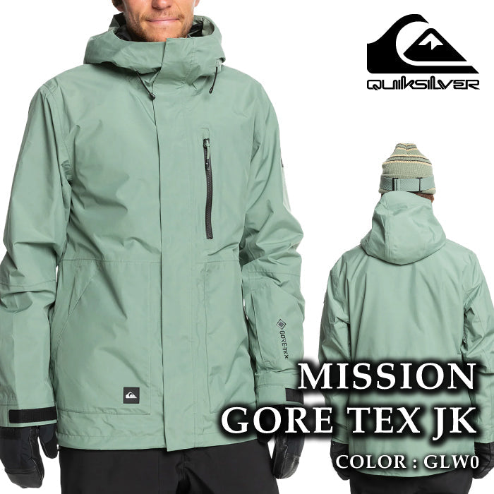 スノーボード ウェア ジャケット クイックシルバー QUIKSILVER MISSION GORE-TEX JK GLW0 メンズ レディース 24-25 日本正規品