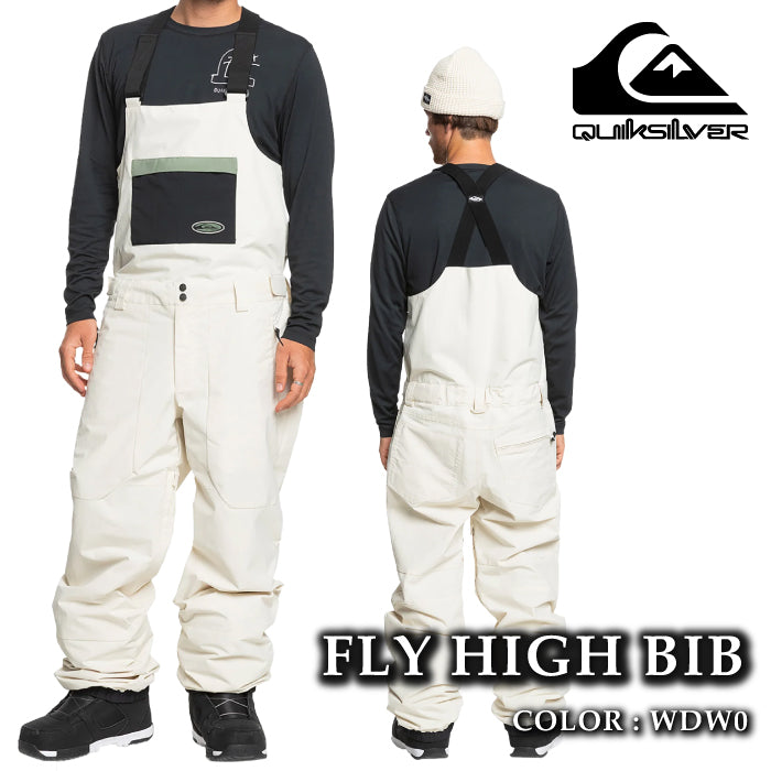 スノーボード ウェア ビブパンツ クイックシルバー QUIKSILVER FLY HIGH BIB WDW0 メンズ レディース 24-25 日本正規品