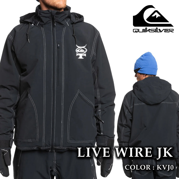 スノーボード ウェア ジャケット クイックシルバー QUIKSILVER LIVE WIRE JK KVJ0 メンズ レディース 24-25 日本正規品