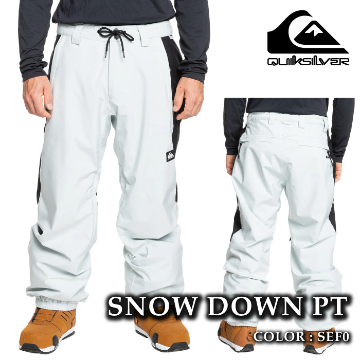 スノーボード ウェア パンツ クイックシルバー QUIKSILVER SNOW DOWN PT SEF0 メンズ レディース 24-25 日本正規品