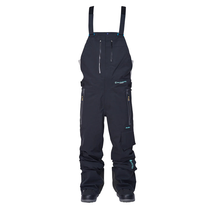 スノーボード ウェア ビブパンツ アールイーダブリュー REW REALITY BIB PANTS 23 BLACK x BLACK メンズ レディース 24-25 日本正規品