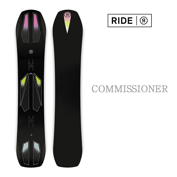 RIDE SNOWBOARDS 24-25 COMMISSIONER  ライド コミュッショナー オールマウンテン ハイブリッドキャンバー カービング 地形 パウダー バックカントリー パーク スノーボード メンズボード