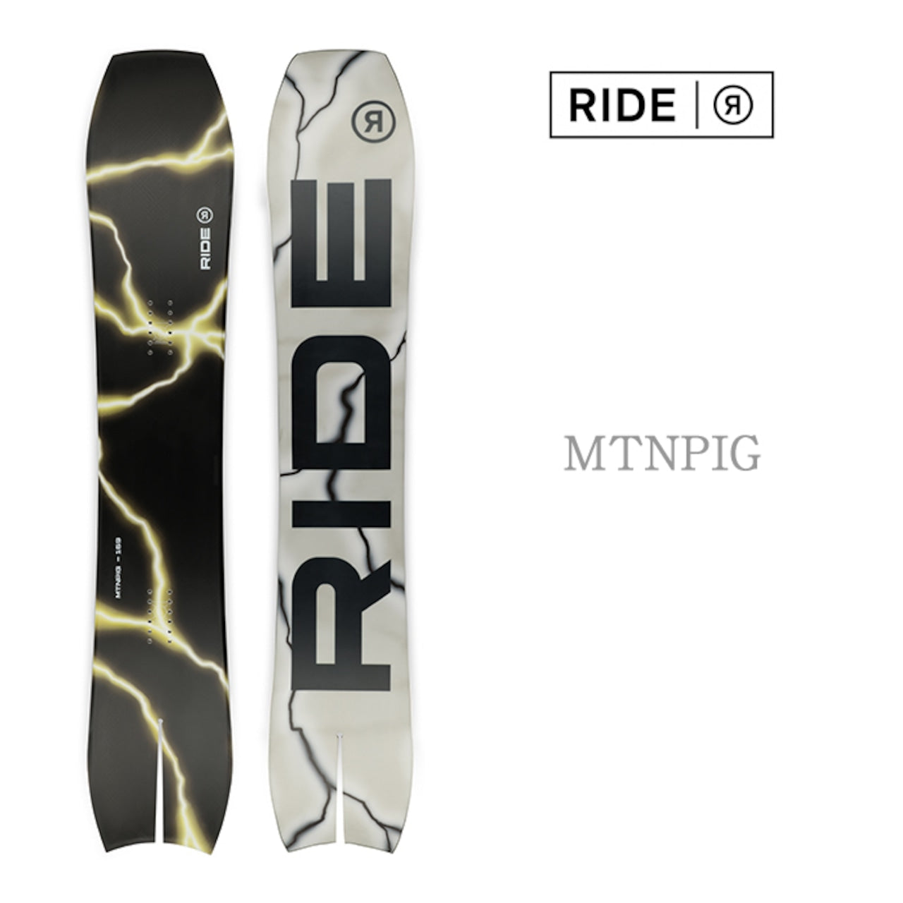 RIDE SNOWBOARDS 24-25 MTNPIG  ライド マウンテンピグ オールマウンテン ハイブリッドキャンバー カービング 地形 パウダー バックカントリー パーク スノーボード メンズボード