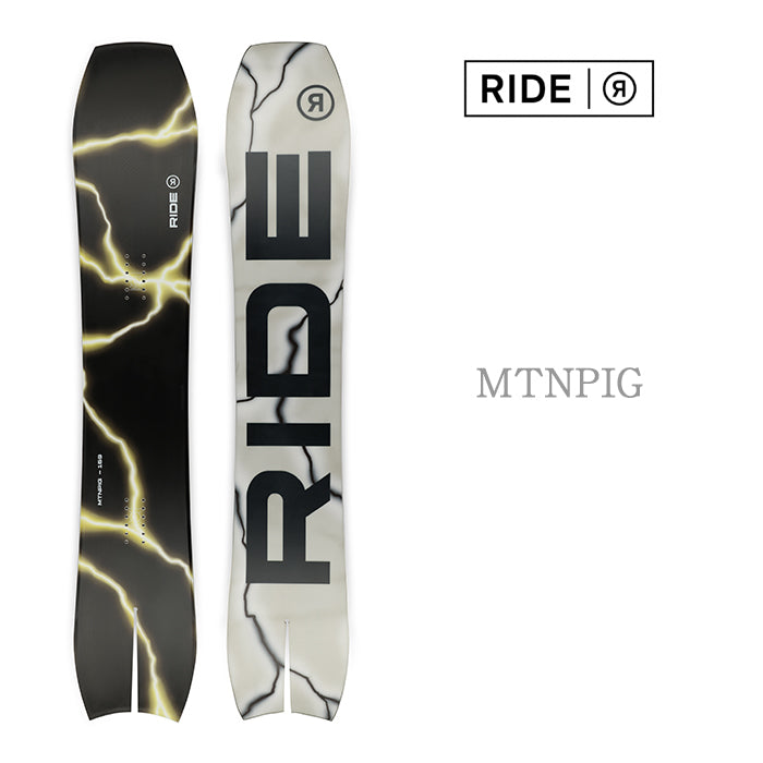 RIDE SNOWBOARDS 24-25 MTNPIG 早期予約 ライド マウンテンピグ オールマウンテン ハイブリッドキャンバー カービング 地形 パウダー バックカントリー パーク スノーボード メンズボード