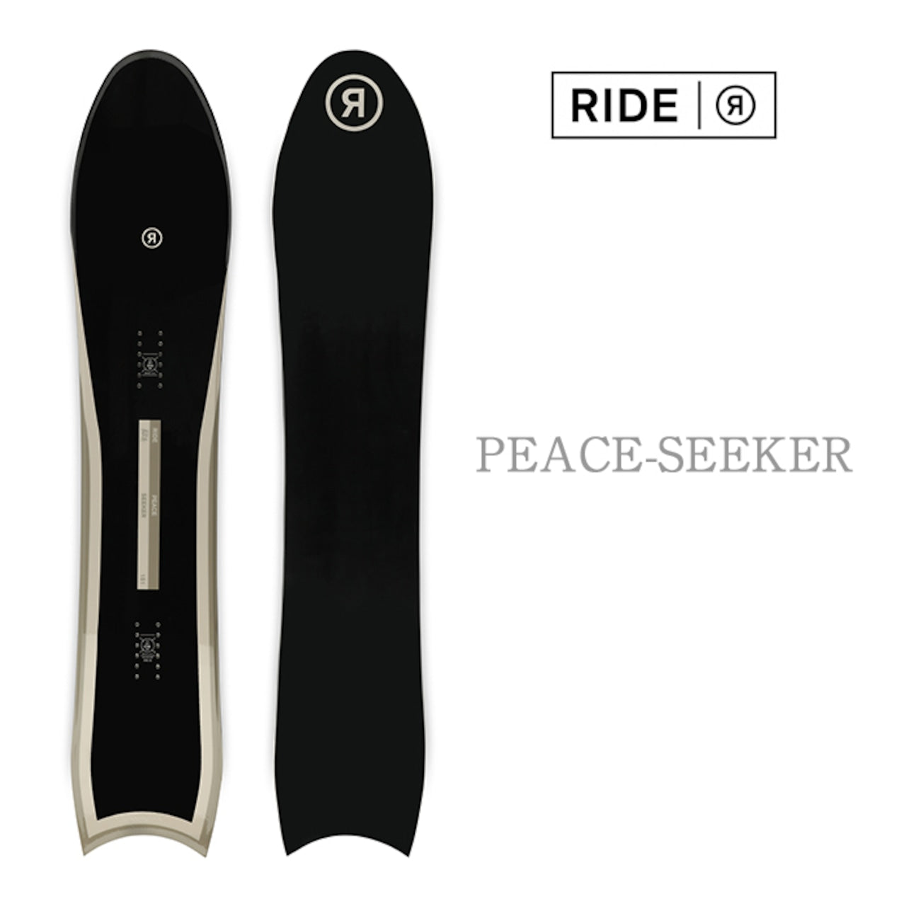 RIDE SNOWBOARDS 24-25 PEACE SEEKER  ライド ピースシーカー オールマウンテン ハイブリッドキャンバー カービング 地形 パウダー バックカントリー パーク スノーボード メンズ レディース ユニセックス