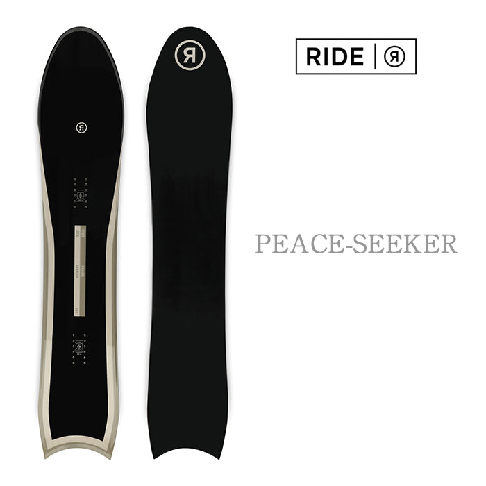 RIDE SNOWBOARDS 24-25 PEACE SEEKER 早期予約 ライド ピースシーカー オールマウンテン ハイブリッドキャンバー カービング 地形 パウダー バックカントリー パーク スノーボード メンズ レディース ユニセックス