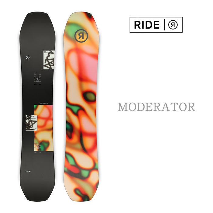 RIDE SNOWBOARDS 24-25 MODERATOR 早期予約 ライド モデレーター オールマウンテン ハイブリッドキャンバー カービング 地形 パウダー バックカントリー パーク スノーボード メンズ レディース ユニセックス