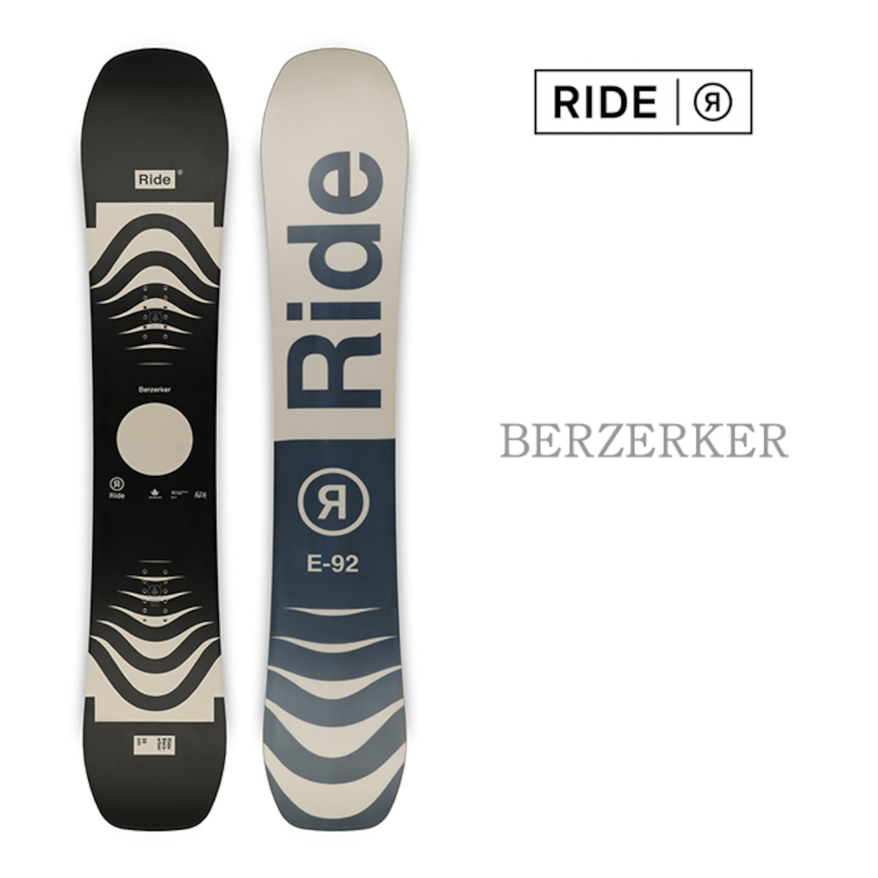 RIDE SNOWBOARDS 24-25 BERZERKER  ライド バーザーカー オールマウンテン ハイブリッドキャンバー カービング 地形 パウダー バックカントリー パーク スノーボード メンズ