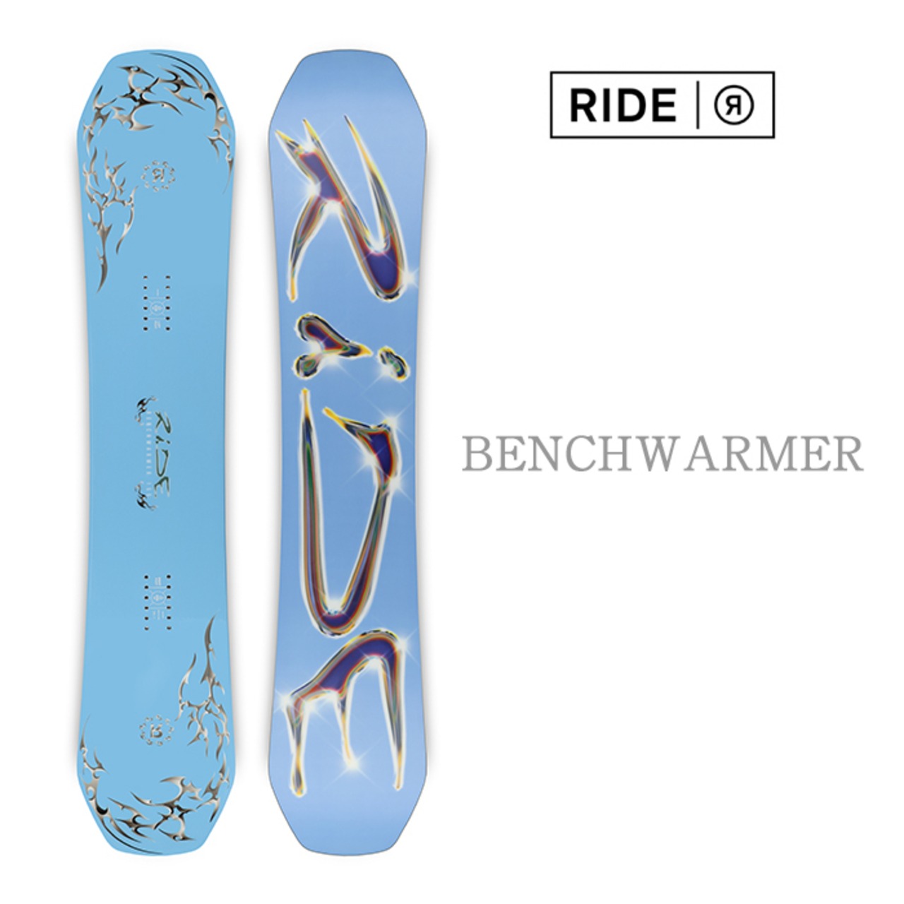 RIDE SNOWBOARDS 24-25 BENCHWARMER  ライド バーンアウト オールマウンテン フリースタイル ハイブリッドキャンバー カービング 地形 パウダー バックカントリー パーク スノーボード メンズ