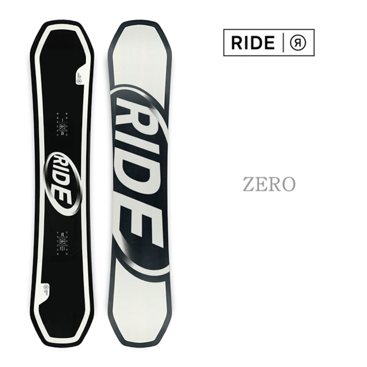 RIDE SNOWBOARDS 24-25 ZERO  ライド ゼロ オールマウンテン フリースタイル ハイブリッドキャンバー カービング 地形 パウダー バックカントリー パーク スノーボード メンズ レディース ユニセックス