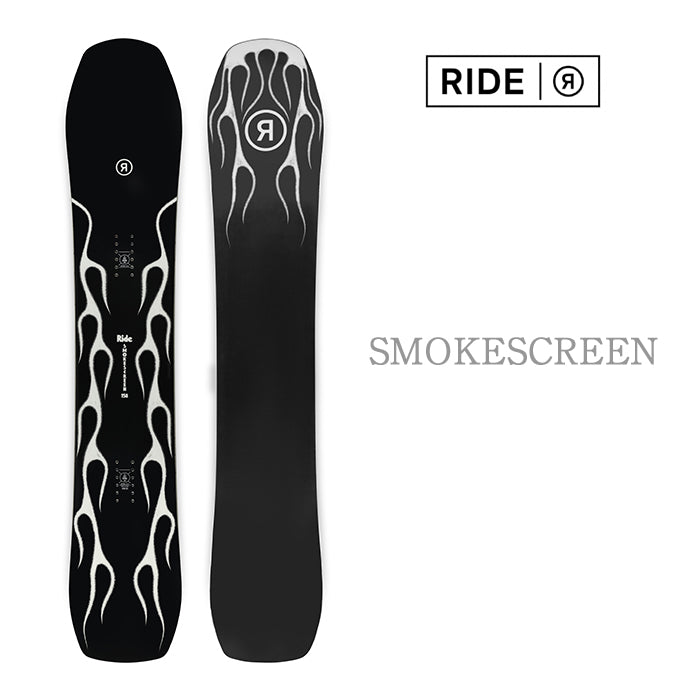 RIDE SNOWBOARDS 24-25 SMOKESCREEN 早期予約 ライド スモークスクリーン オールマウンテン ハイブリッドキャンバー カービング 地形 パウダー バックカントリー パーク スノーボード メンズ