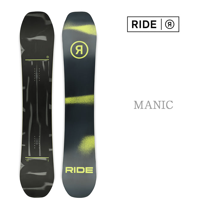 RIDE SNOWBOARDS 24-25 MANIC  ライド マニック オールマウンテン ハイブリッドキャンバー カービング 地形 パウダー バックカントリー パーク スノーボード メンズ