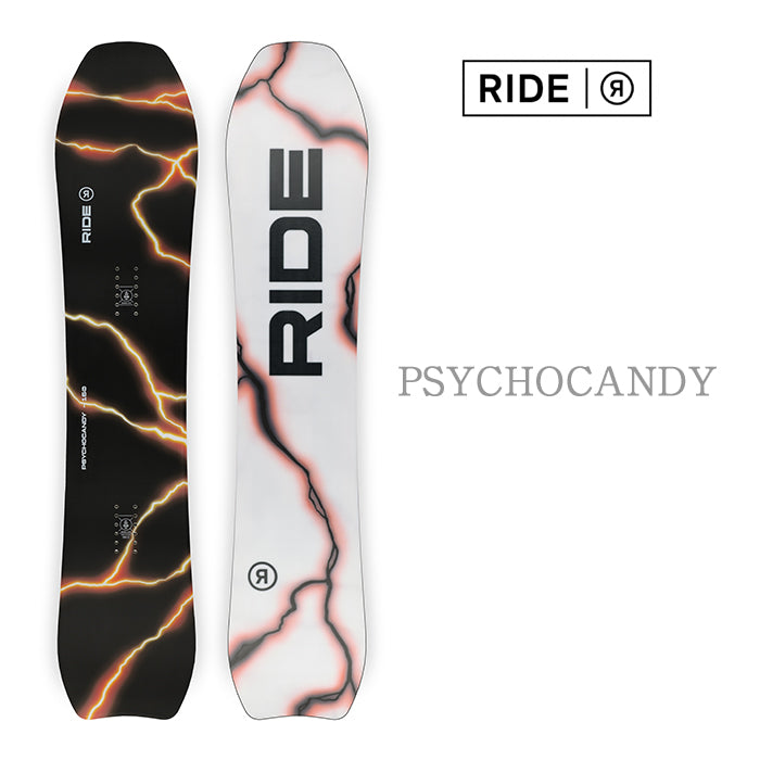 RIDE SNOWBOARDS 24-25 PSYCHOCANDY 早期予約 ライド サイコキャンディー オールマウンテン フリースタイル フラットロッカー カービング 地形 パウダー バックカントリー パーク スノーボード レディース メンズ ユニセックス