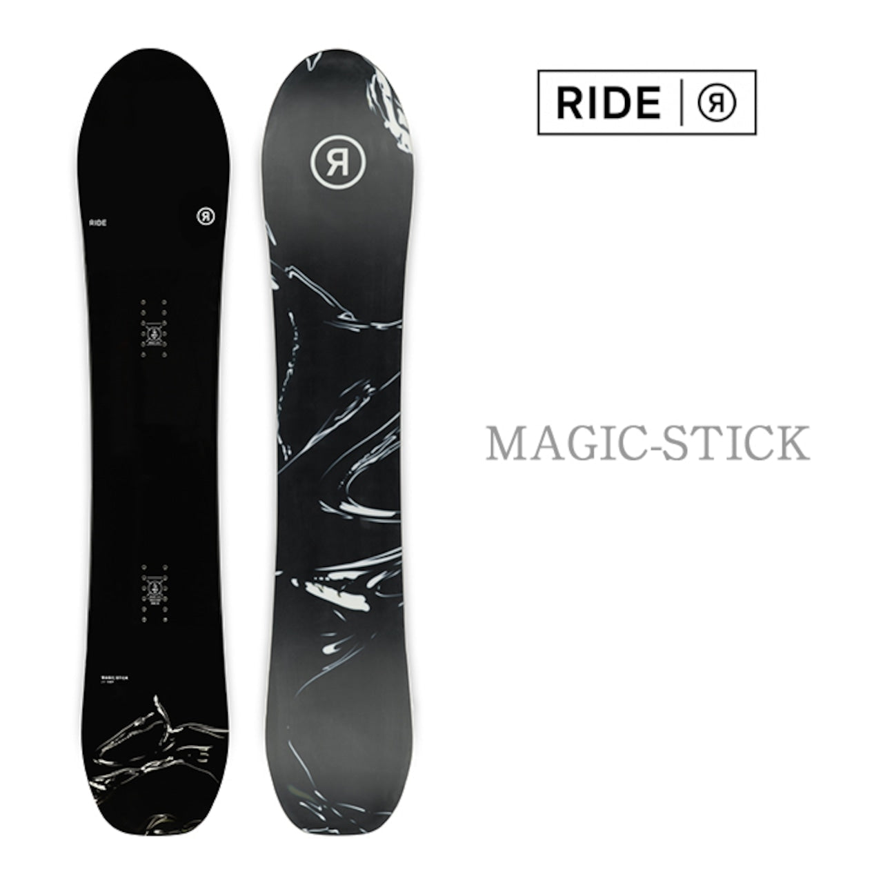 RIDE SNOWBOARDS 24-25 MAGIC STICK  ライド マジックスティック オールマウンテン フリースタイル フラットロッカー カービング 地形 パウダー バックカントリー パーク スノーボード レディース ユニセックス