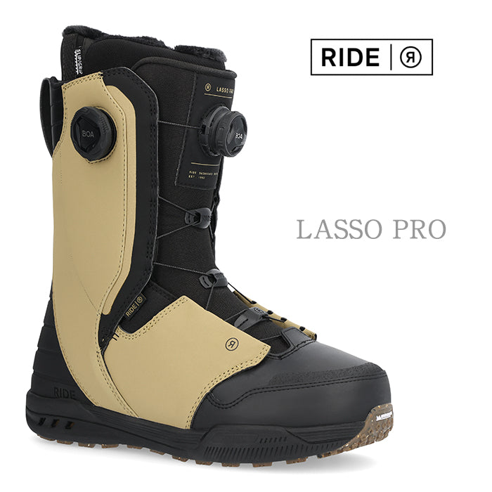 RIDE SNOWBOARD 24-25 LASSO PRO 早期予約 ライド ラッソプロ ブーツ オールマウンテン フリースタイル BOAシステム ダブルボア ハイブリッド カービング パウダー バックカントリー グラトリ ラントリ スノーボード メンズ