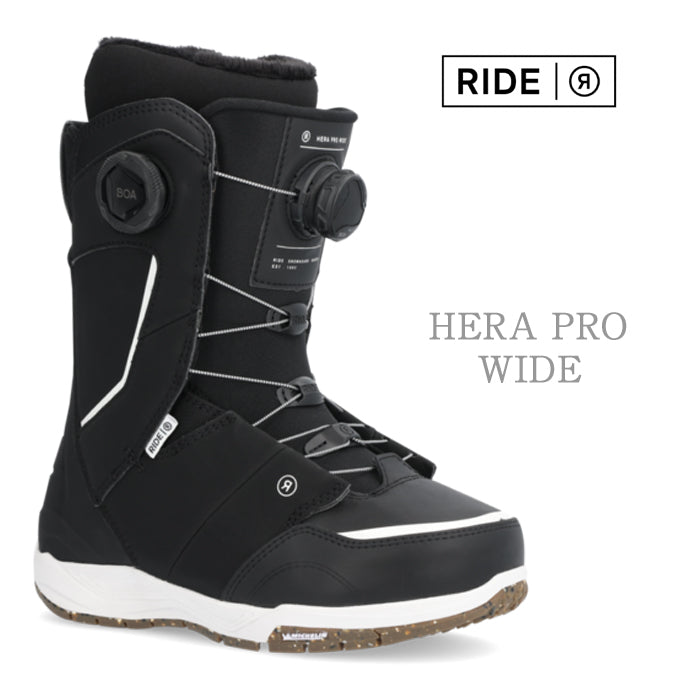 RIDE SNOWBOARD 24-25 HERA PRO WIDE 早期予約 ライド ヘラプロ ワイドフィット ブーツ オールマウンテン フリースタイル BOAシステム ダブルボア ハイブリッド カービング パウダー バックカントリー グラトリ ラントリ スノーボード レディース