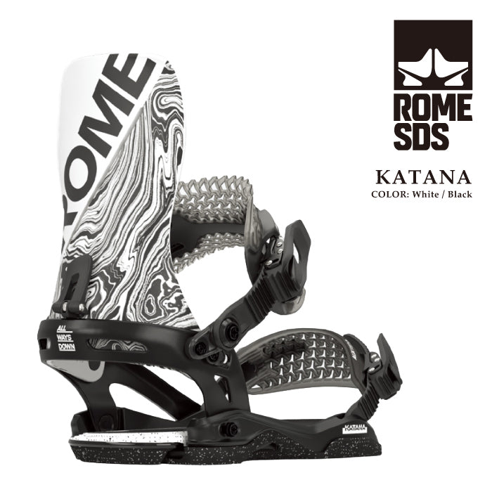 Rome Snowboards Katana 24-25  ローム カタナ オールマウンテン オールラウンド フリースタイル パウダー バックカントリー 地形 カービング パーク バインディング スノーボード