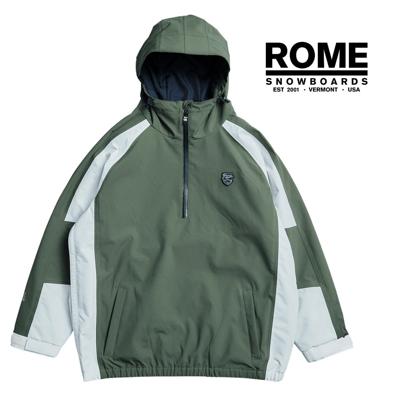 Rome Snowboards Winter 24-25 Collection OG Pullover Jacket 早期予約 スノーボード ウェア ローム プルオーバージャケット カービング グラトリ ラントリ バックカントリー パウダー メンズ レディース ユニセックス