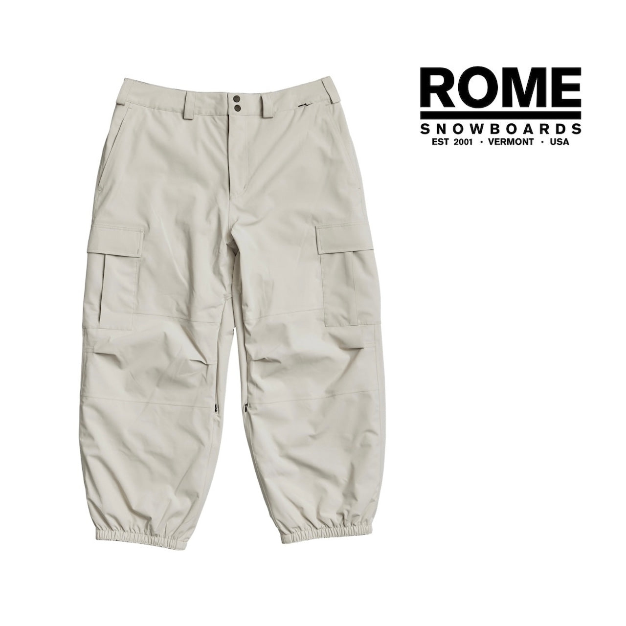 Rome Snowboards Winter 24-25 Collection Baggy Cargo Pants  スノーボード ウェア ローム バギーパンツ カービング グラトリ ラントリ バックカントリー パウダー メンズ レディース ユニセックス