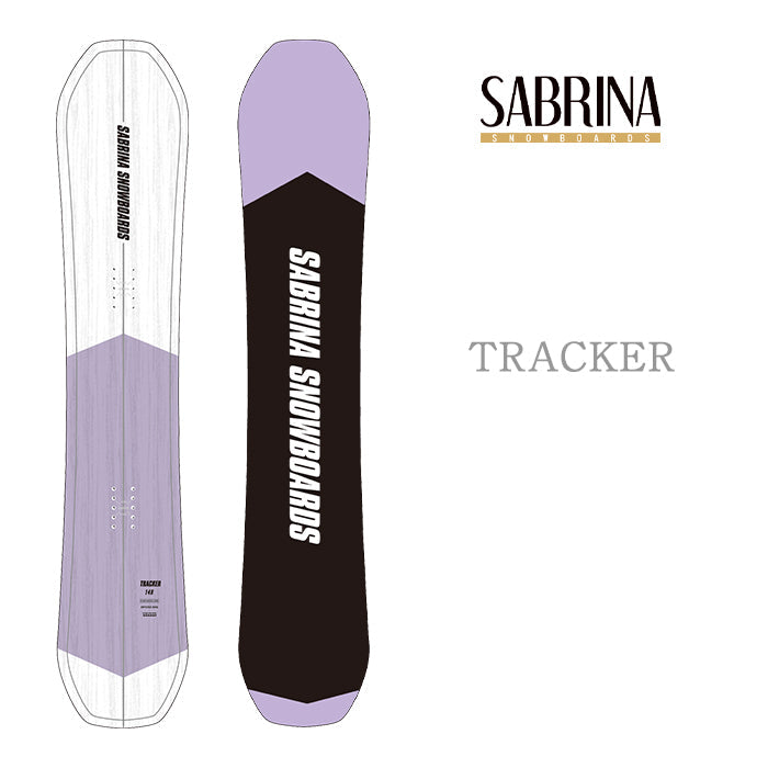 Sabrina Snowboards TRACKER 24-25  サブリナ トラッカー オールマウンテン キャンバー カービング 地形 パウダー バックカントリー パーク スノーボード レディース