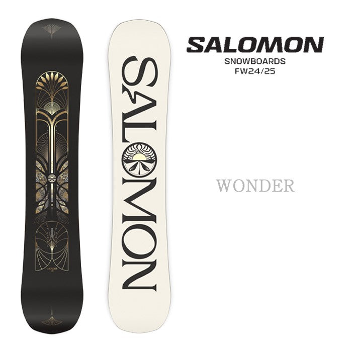 早期予約受付中 Salomon WONDER 24-25 サロモン ワンダー オールマウンテン カービング パウダー バックカントリー ハイブリッドキャンバー フリースタイル  グラトリ ラントリ スノーボード レディース メンズ