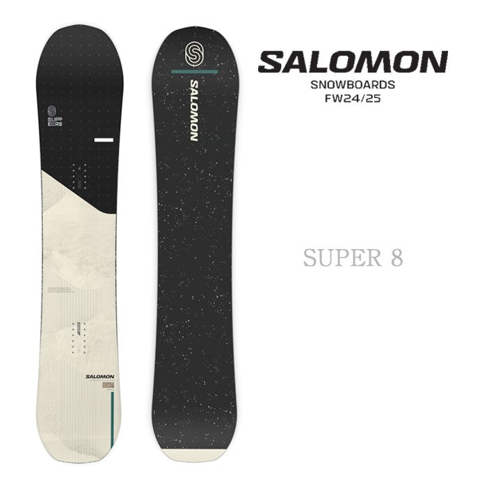 Salomon SUPER 8 24-25 サロモン スーパーエイト オールマウンテン カービング パウダー バックカントリー ハイブリッドキャンバー フリースタイル  グラトリ ラントリ スノーボード メンズ レディース