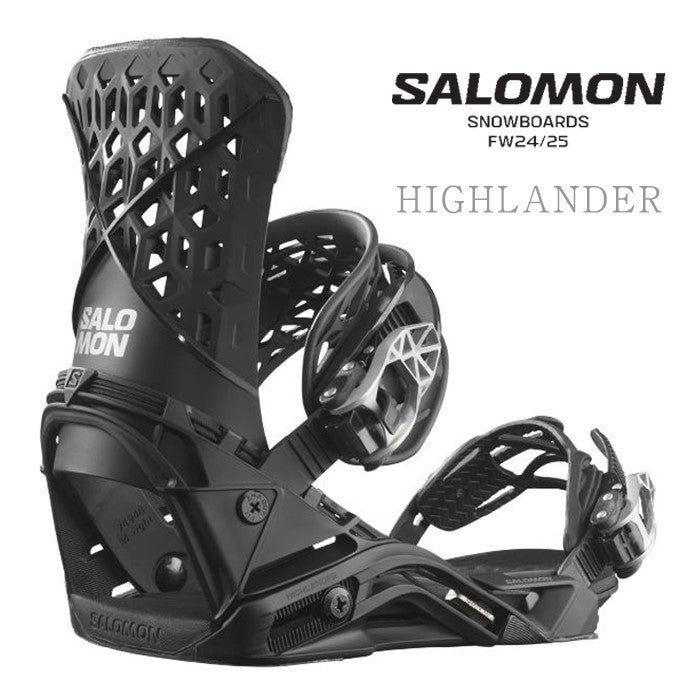 早期予約受付中 Salomon HIGHLANDER 24-25 snowboard スノーボード サロモン バインディング ハイランダー オールマウンテン フリースタイル カービング グラトリ パウダー ビンディング メンズ ユニセックス