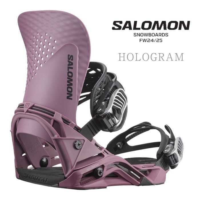 早期予約受付中 Salomon HOLOGRAM 24-25 snowboard スノーボード サロモン バインディング ホログラム オールマウンテン フリースタイル カービング グラトリ パウダー ビンディング メンズ ユニセックス