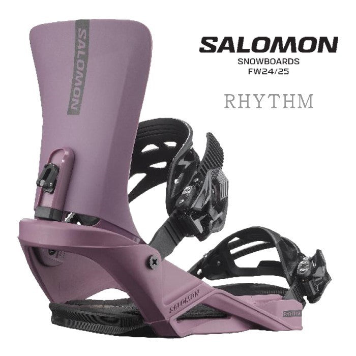 Salomon RHYTHM 24-25 snowboard スノーボード サロモン バインディング リズム オールマウンテン フリースタイル カービング グラトリ パウダー ビンディング レディース ユニセックス