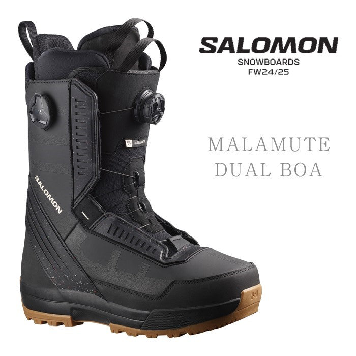 早期予約受付中 Salomon MALAMUTE DUAL BOA 24-25 snowboard スノーボード サロモン ブーツ マラミュートデュアルボア ボアシステム オールマウンテン フリースタイル カービング グラトリ パウダー メンズ