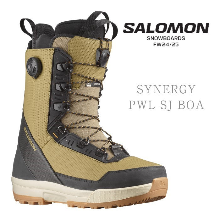 Salomon SYNERGY PWL SJ BOA 24-25 snowboard スノーボード サロモン ブーツ シナジー ボアシステム オールマウンテン フリースタイル カービング グラトリ パウダー メンズ