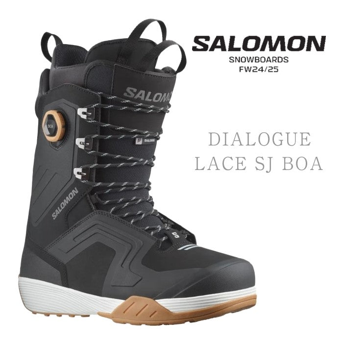 早期予約受付中 Salomon DIALOGUE LACE SJ BOA 24-25 snowboard スノーボード サロモン ブーツ ダイアログレース ボアシステム オールマウンテン フリースタイル カービング グラトリ パウダー メンズ