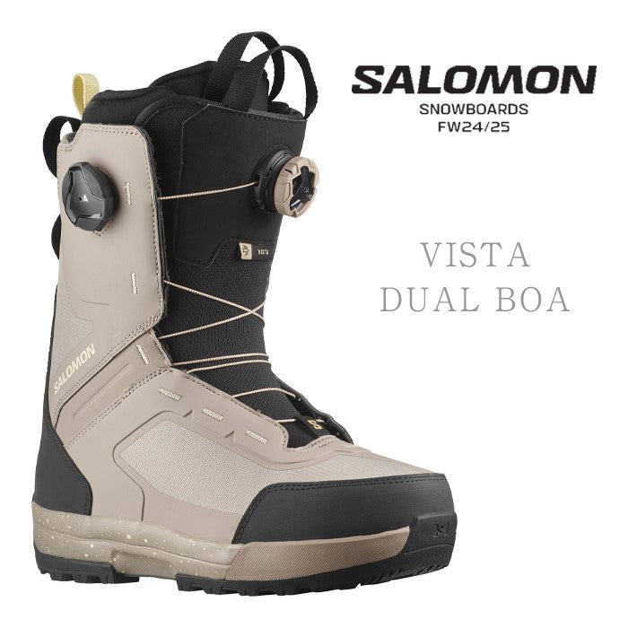 早期予約受付中 Salomon VISTA DUAL BOA 24-25 snowboard スノーボード サロモン ブーツ ヴィスタデュアルボア ボアシステム オールマウンテン フリースタイル カービング グラトリ パウダー レディース