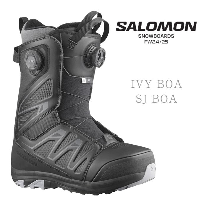 早期予約受付中 Salomon IVY BOA SJ BOA 24-25 snowboard スノーボード サロモン ブーツ アイビーボア ボアシステム オールマウンテン フリースタイル カービング グラトリ パウダー レディース