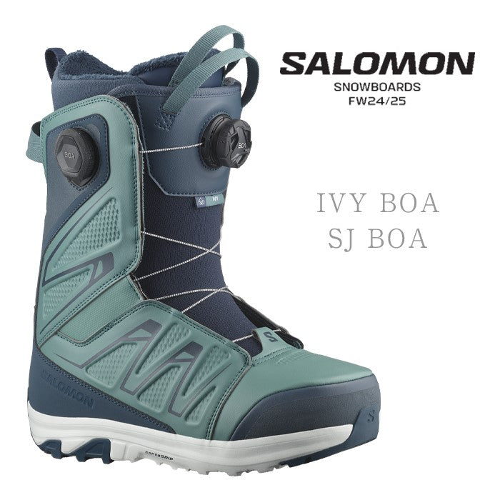 Salomon IVY BOA SJ BOA 24-25 snowboard スノーボード サロモン ブーツ アイビーボア ボアシステム オールマウンテン フリースタイル カービング グラトリ パウダー レディース