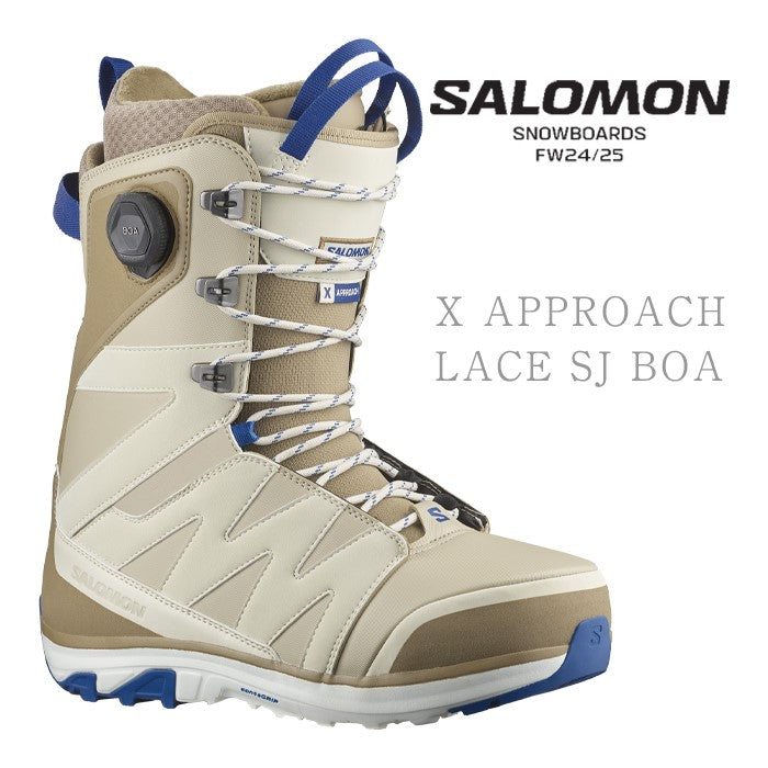 Salomon X APPROACH LACE SJ BOA 24-25 snowboard スノーボード サロモン ブーツ エックスアプローチ ボアシステム オールマウンテン フリースタイル カービング グラトリ パウダー メンズ